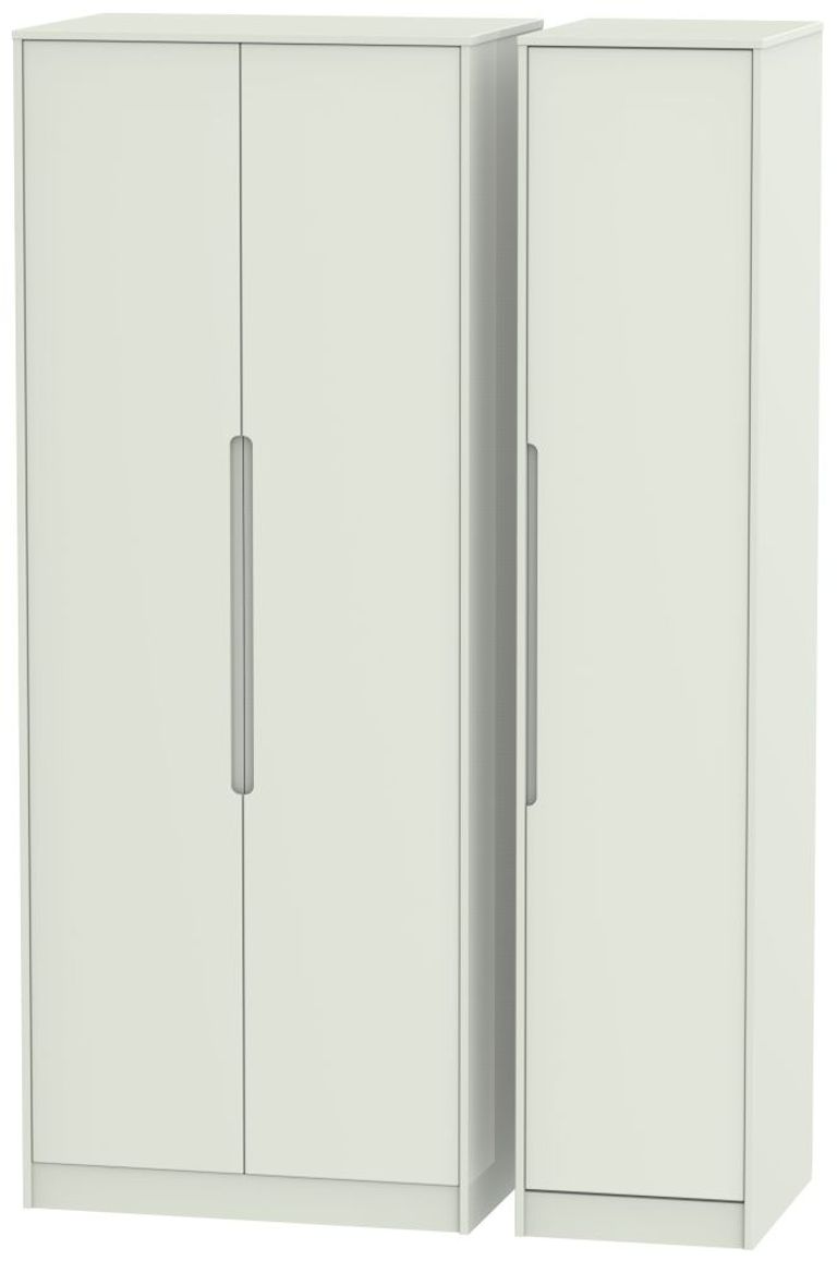 Monaco Cashmere 3 Door Tall Triple Wardrobe