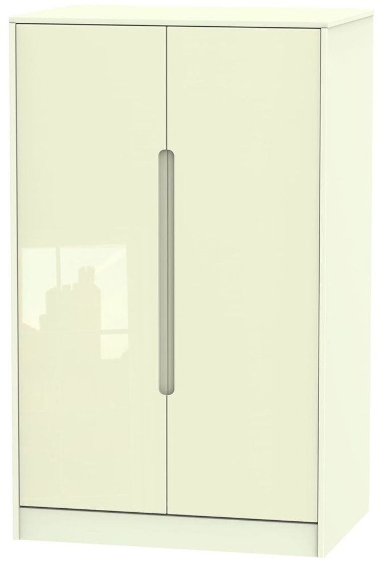 Monaco Cream Gloss Midi Wardrobe