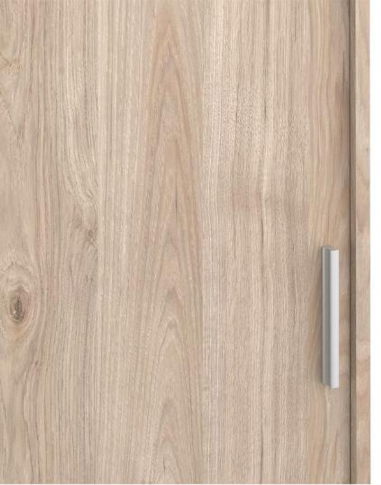Naia Oak Effect 3 Door 3 Drawer Wardrobe
