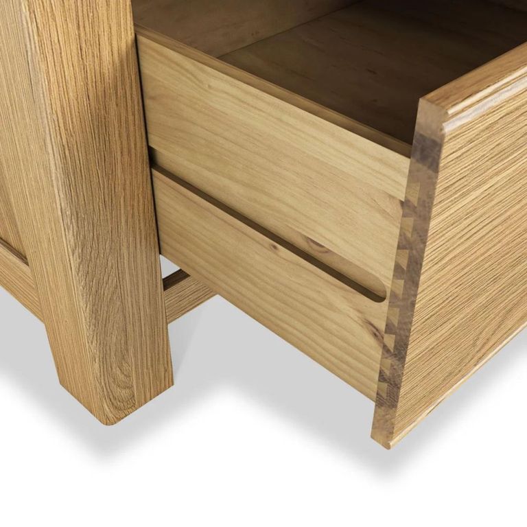 Normandy Wardrobe - 3 Door 2 Drawer - Oak
