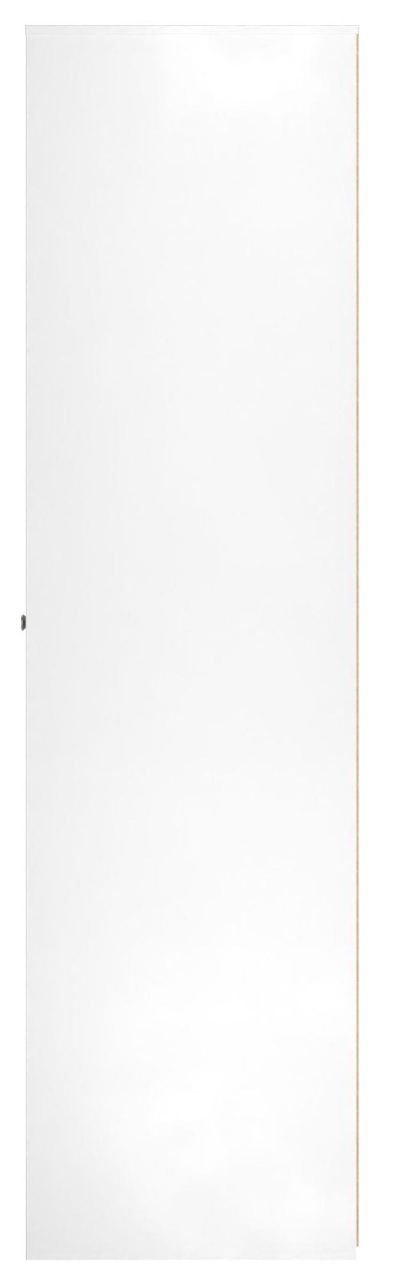 Padstow Grey and White 3 Door Tall Triple Wardrobe - LHF 2 Drawers