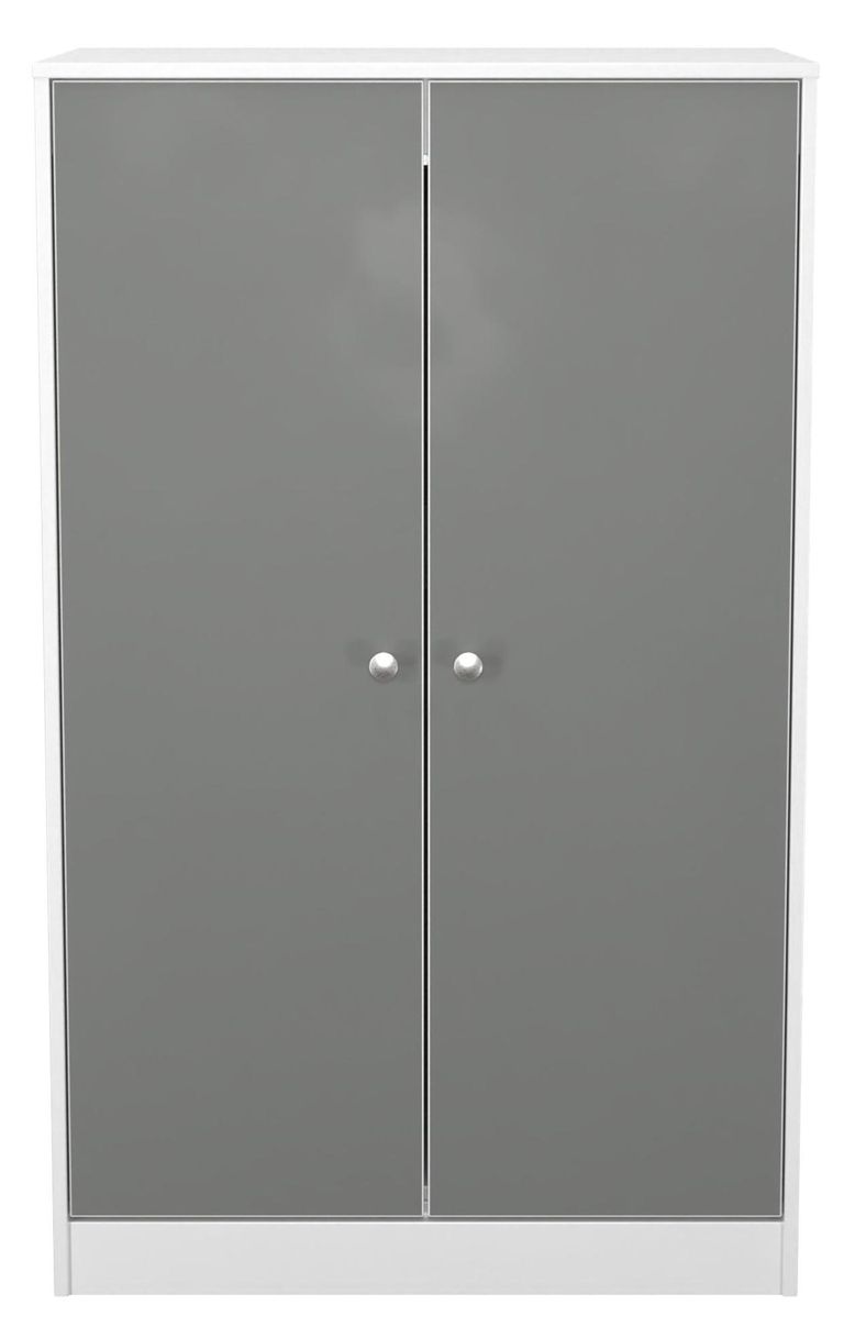 Padstow Grey and White Midi Wardrobe