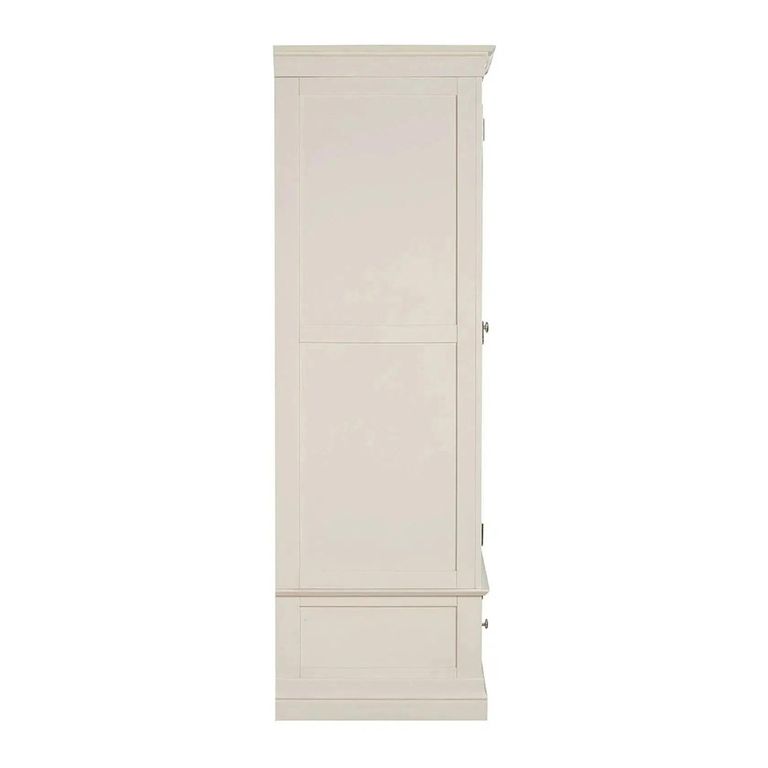 Paisley Cream Painted 2 Door Gents Wardrobe