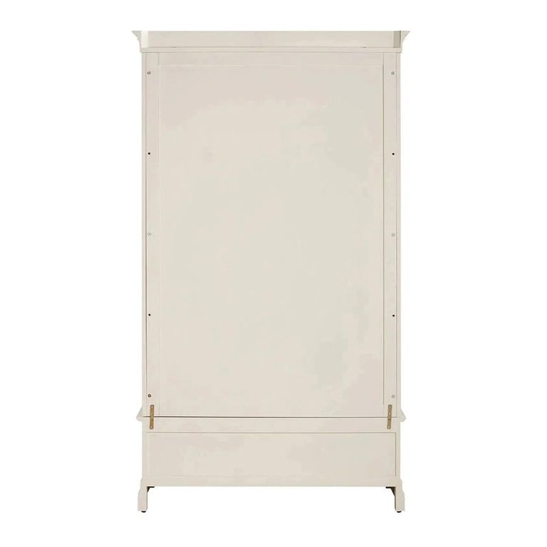 Paisley Cream Painted 2 Door Gents Wardrobe