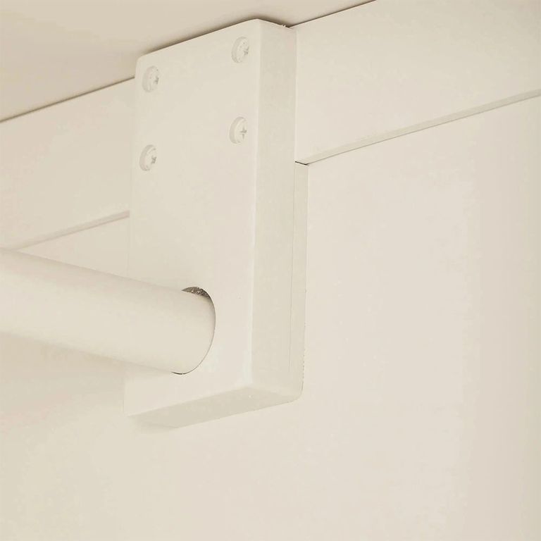 Paisley Cream Painted 2 Door Gents Wardrobe