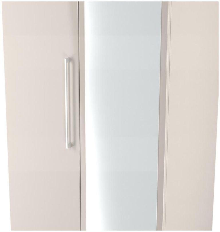 Paris Cashmere 2 Door Tall Wardrobe - 1 Mirror