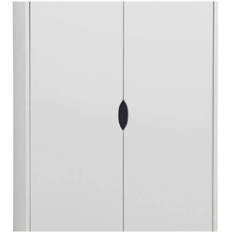 Perce White 2 Door 2 Drawer Wardrobe