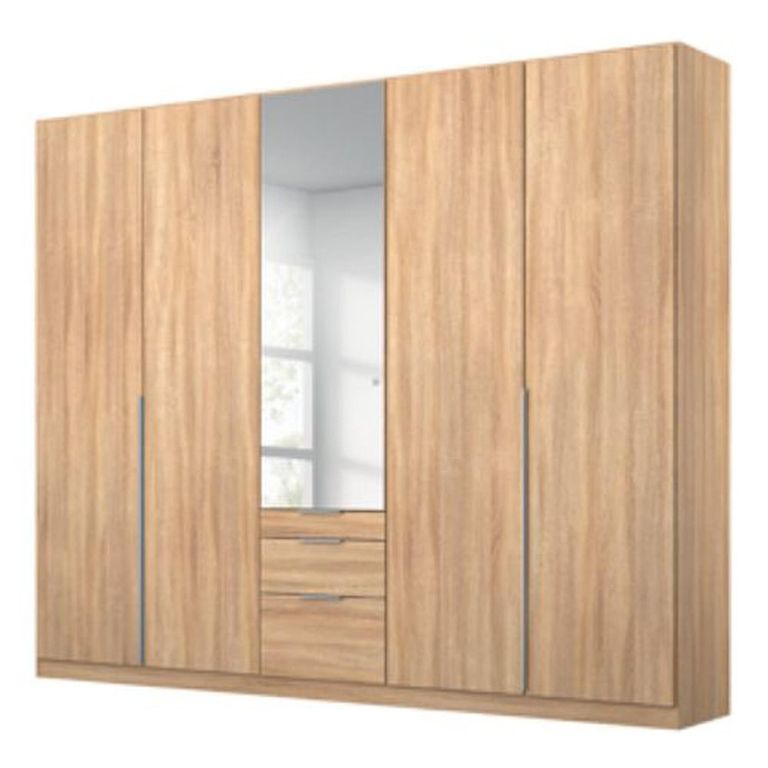 Alabama Wardrobe - 226cm - 5 Door - Combi - Sonoma Oak
