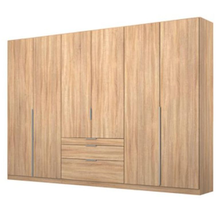 Alabama Wardrobe - 271cm - 6 Door - Drawer - Sonoma Oak