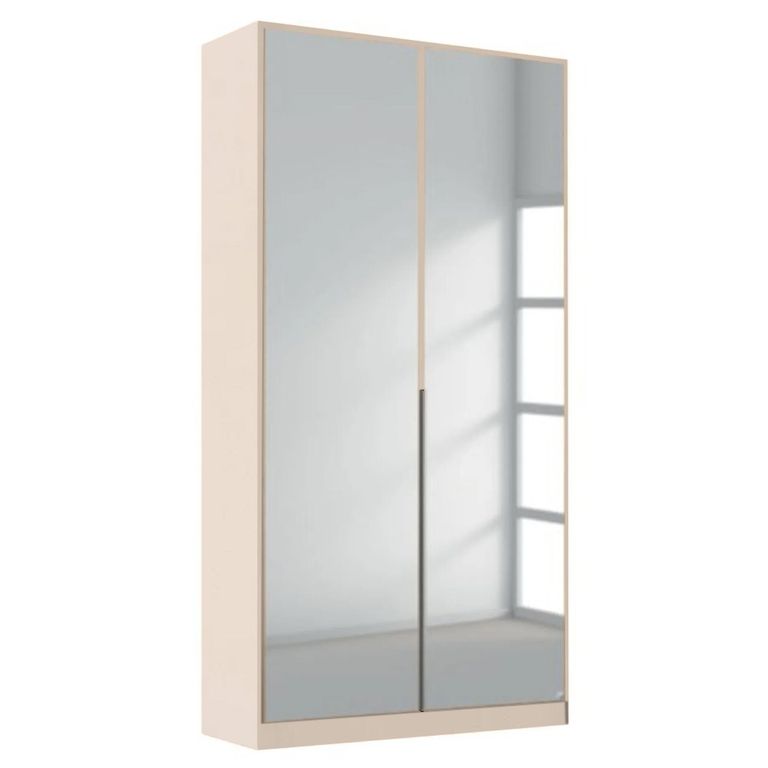 Rauch Alabama 91cm 2 Door Mirrored Wardrobe - Champagne