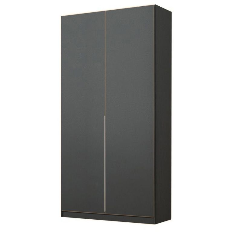 Rauch Alabama 91cm 2 Door Wardrobe - Metallic Dark Grey