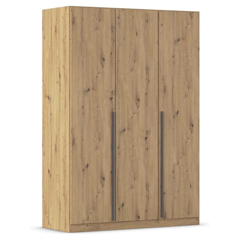 Rauch Alba 136cm 3 Door Wardrobe - Artisan Oak