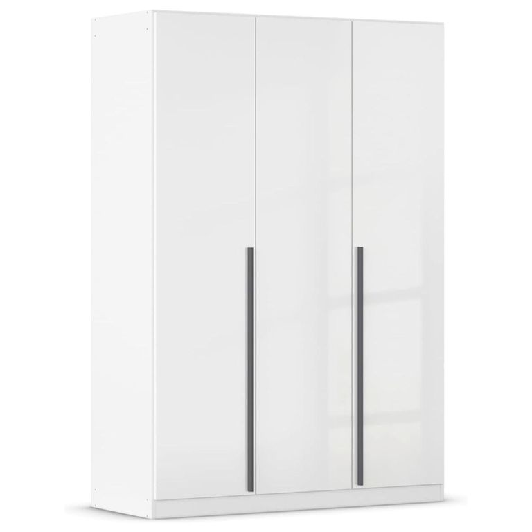 Rauch Alba 136cm 3 Door Wardrobe - White Gloss
