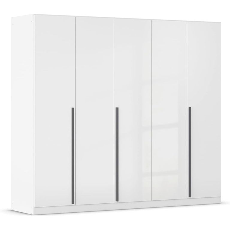 Rauch Alba 226cm 5 Door Wardrobe - White Gloss