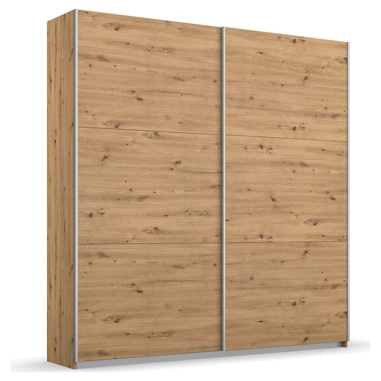 Rauch Aurelio 175cm Artisan Oak 2 Door Sliding Wardrobe