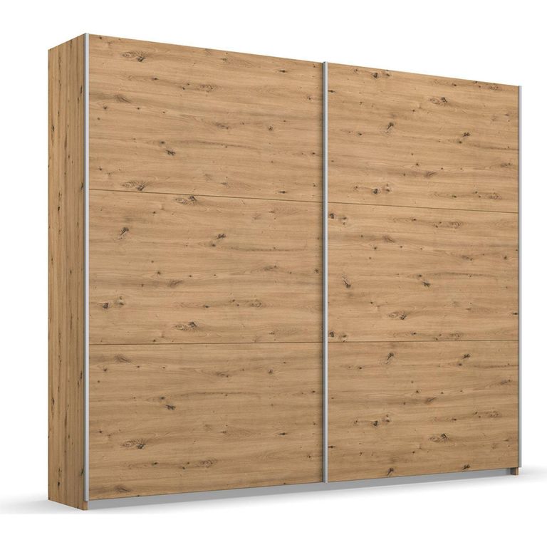 Rauch Aurelio 218cm Artisan Oak 2 Door Sliding Wardrobe