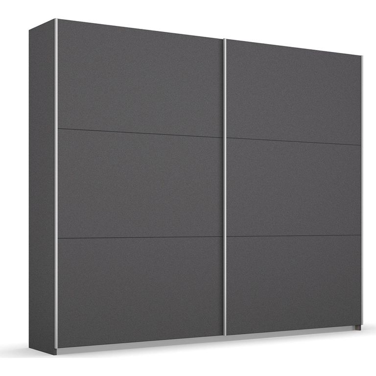 Rauch Aurelio 218cm Metallic Grey 2 Door Sliding Wardrobe