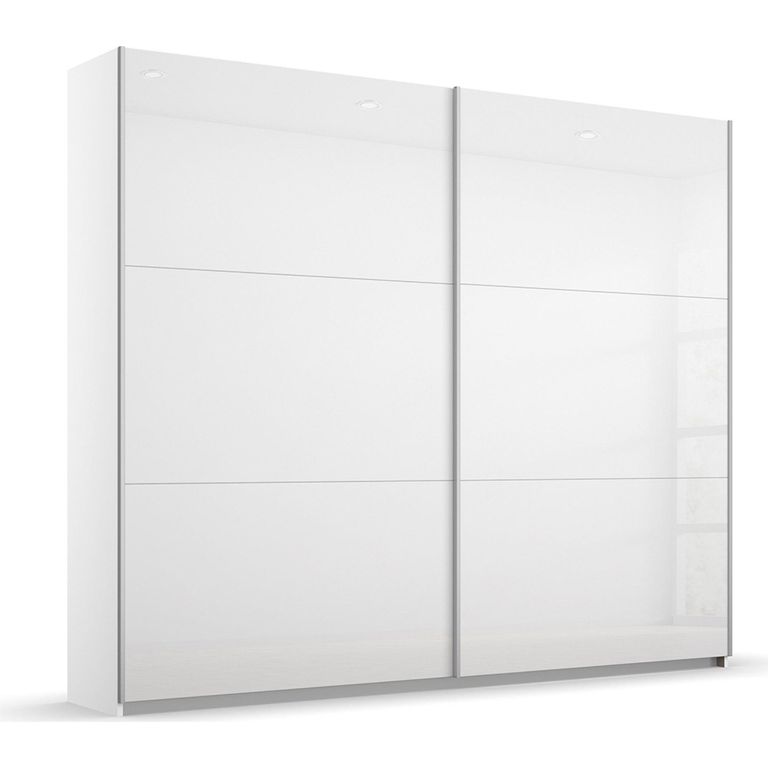 Rauch Aurelio 218cm White Gloss 2 Door Sliding Wardrobe