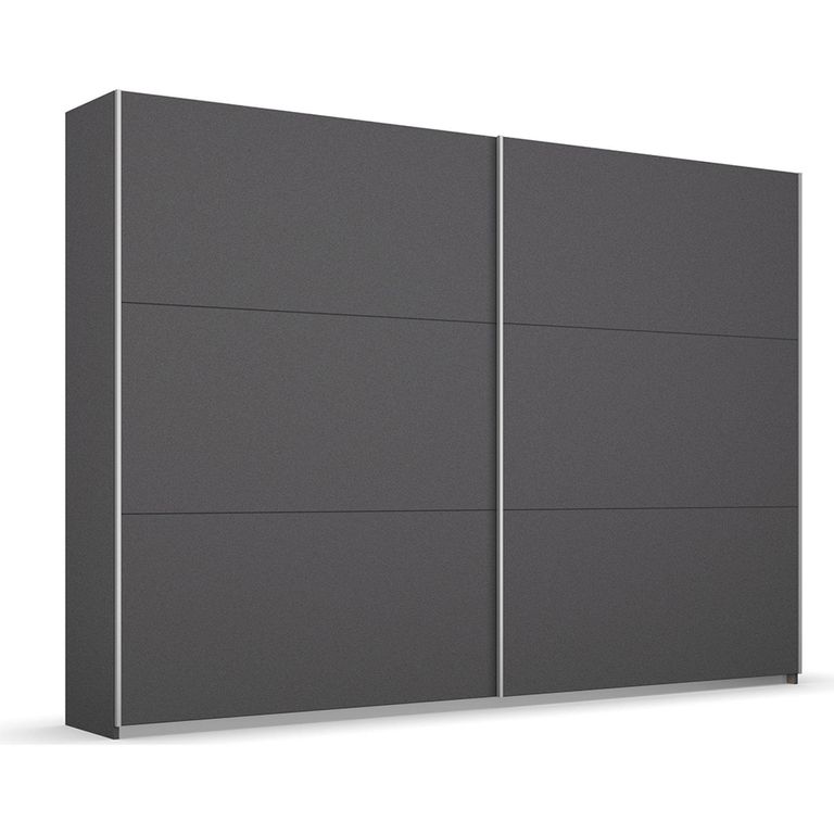 Rauch Aurelio 261cm Metallic Grey 2 Door Sliding Wardrobe