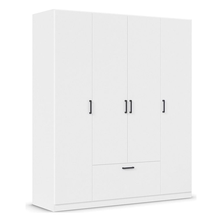 Rauch Bari 181cm 4 Door Wardrobe - Alpine White