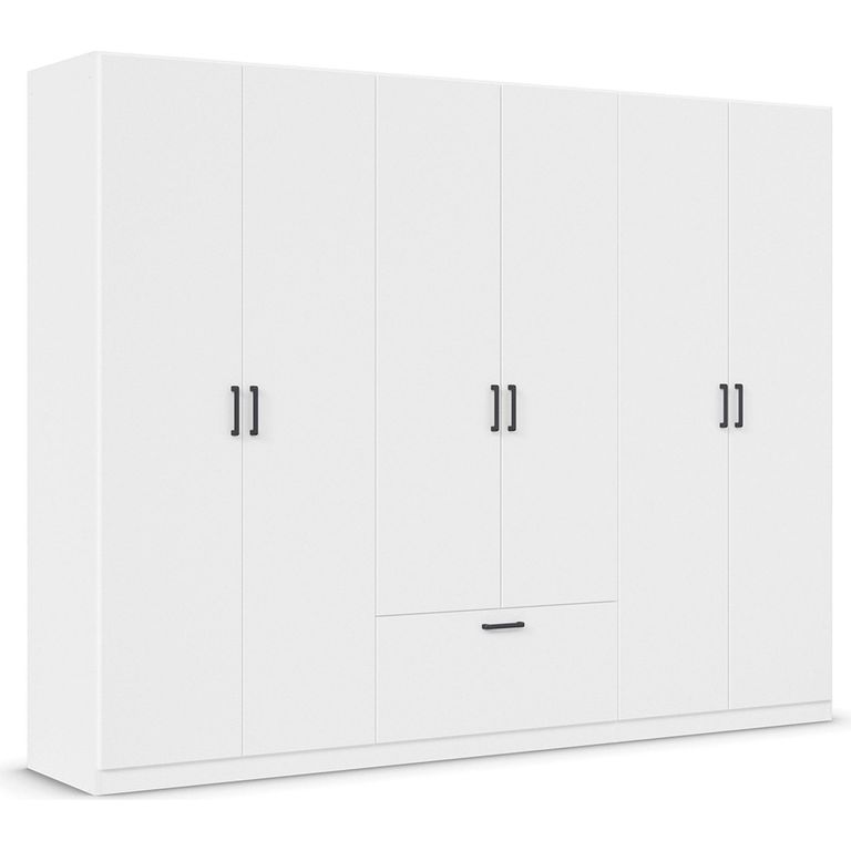 Rauch Bari 271cm 6 Door Wardrobe - Alpine White