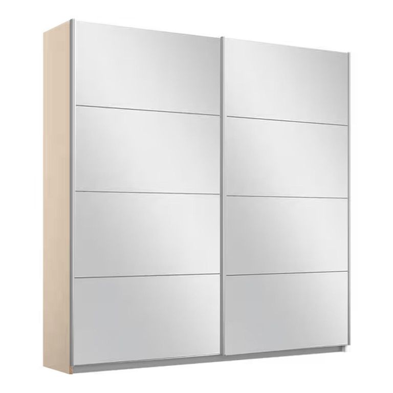 Rauch Belluno 181cm 2 Door Sliding Mirrored Wardrobe - Champagne