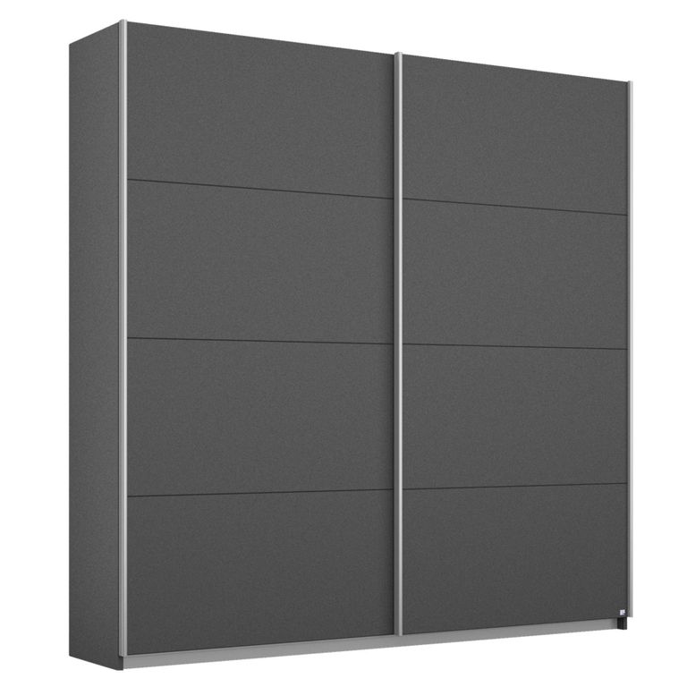 Rauch Belluno 181cm 2 Door Sliding Wardrobe - Metallic Dark Grey