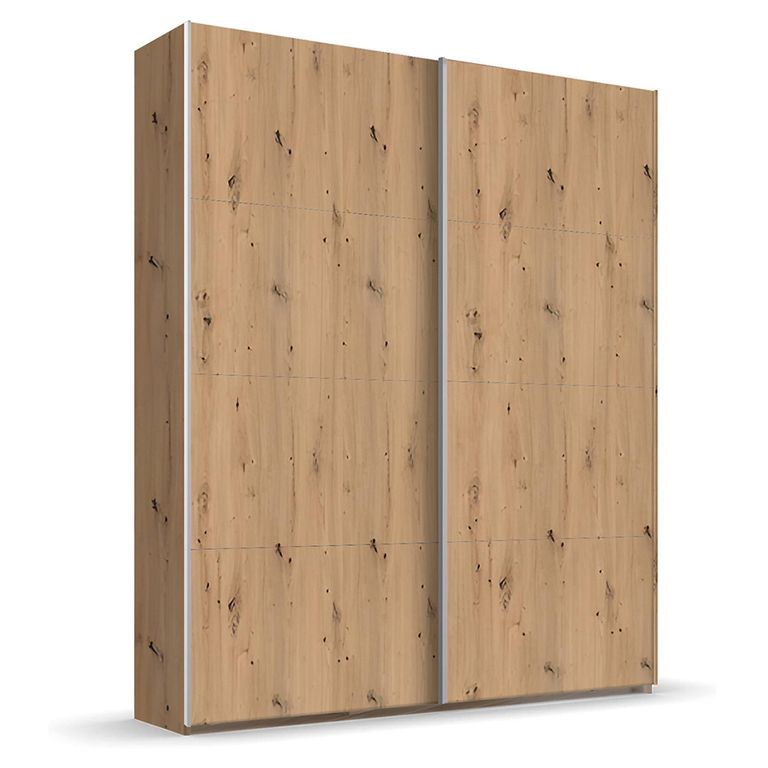 Rauch Beluga Extra 137cm 2 Door Sliding Wardrobe - Artisan Oak