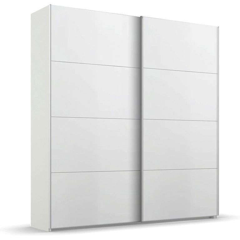 Beluga Extra Sliding Wardrobe - 181cm - 2 Door - Alpine White