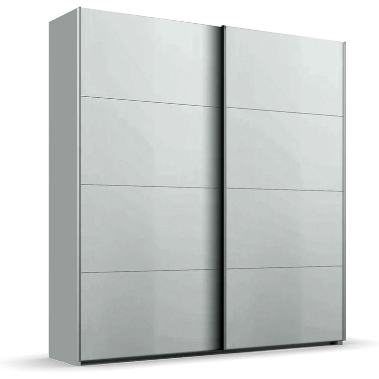 Beluga Extra Sliding Wardrobe - 181cm - 2 Door - Silk Grey