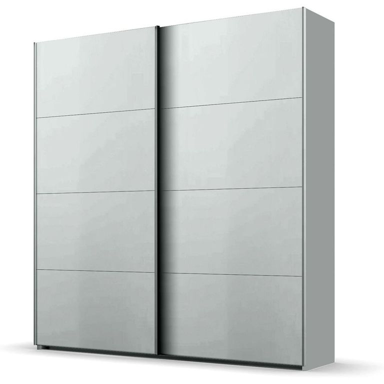 Beluga Extra Sliding Wardrobe - 181cm - 2 Door - Silk Grey
