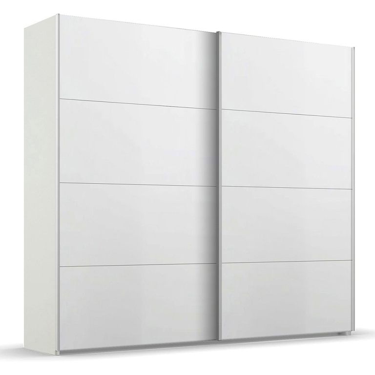 Beluga Extra Sliding Wardrobe - 226cm - 2 Door - Alpine White