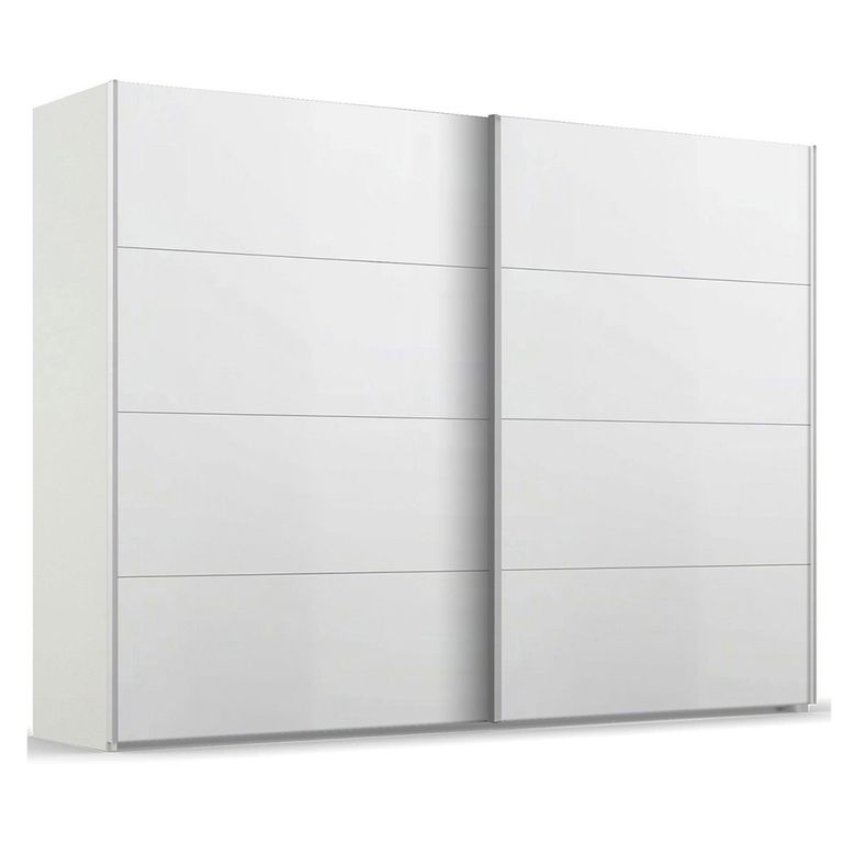 Beluga Extra Sliding Wardrobe - 271cm - 2 Door - Alpine White