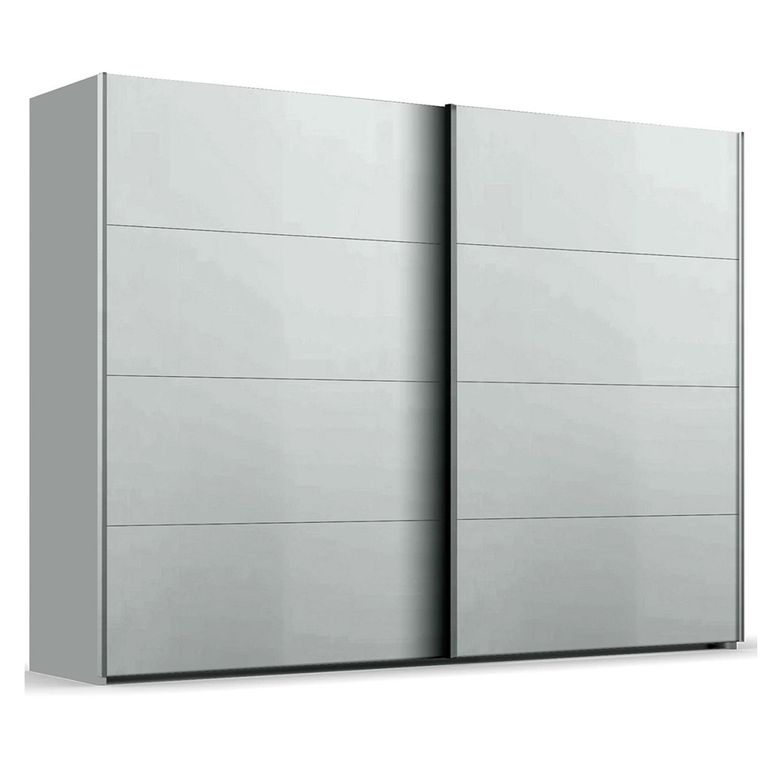 Beluga Extra Sliding Wardrobe - 271cm - 2 Door - Silk Grey