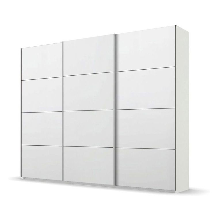Beluga Extra Sliding Wardrobe - 271cm - 3 Door - Alpine White