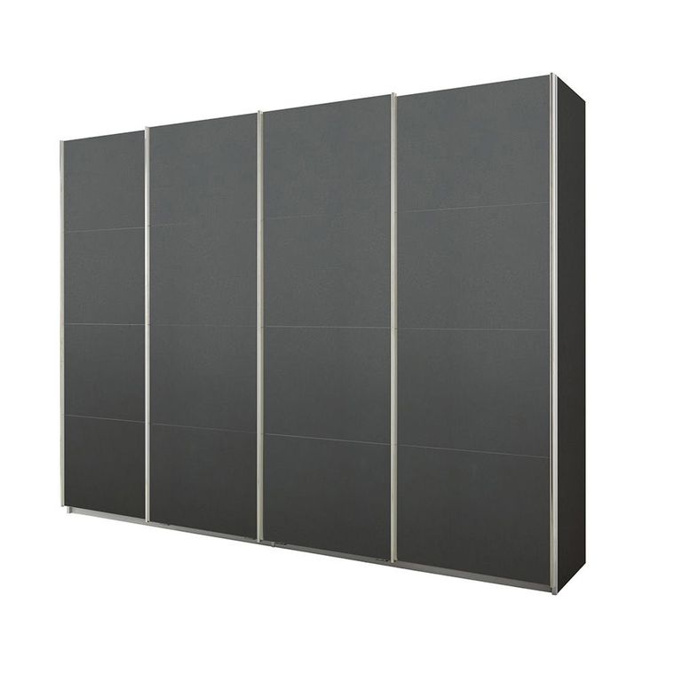 Rauch Beluga Extra 271cm 4 Door Sliding Wardrobe - Graphite