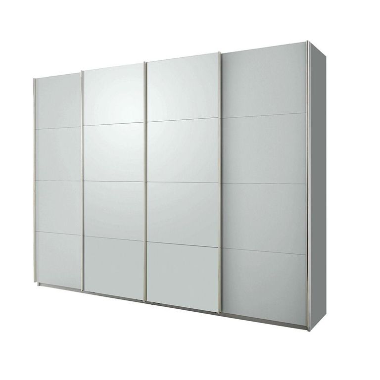 Rauch Beluga Extra 271cm 4 Door Sliding Wardrobe - Silk Grey
