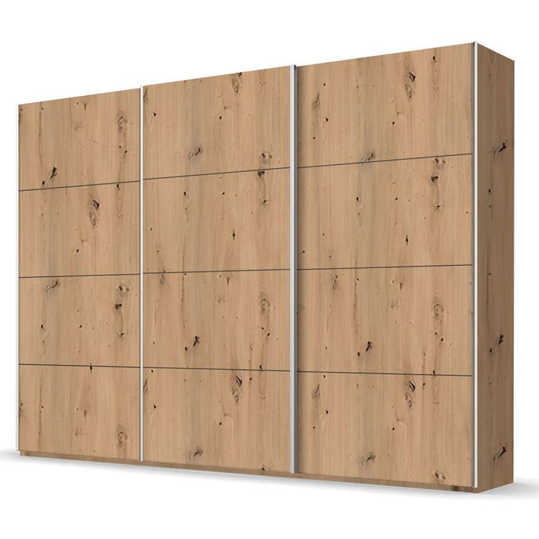 Rauch Beluga Extra 316cm 3 Door Sliding Wardrobe - Artisan Oak