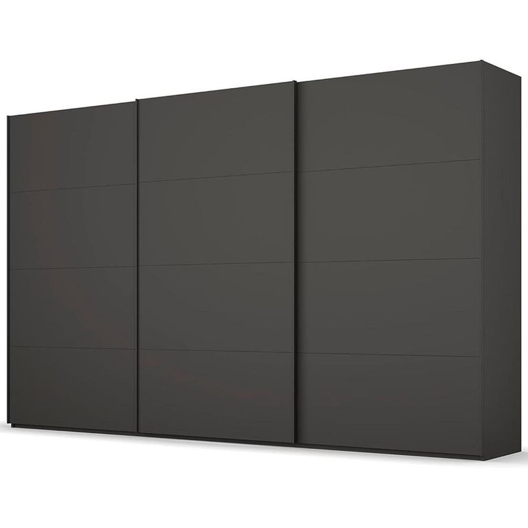 Beluga Extra Sliding Wardrobe - 406cm - 3 Door - Graphite