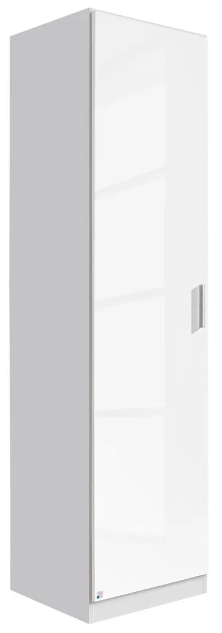 Rauch Celle 47cm White Gloss Wardrobe - LH Door