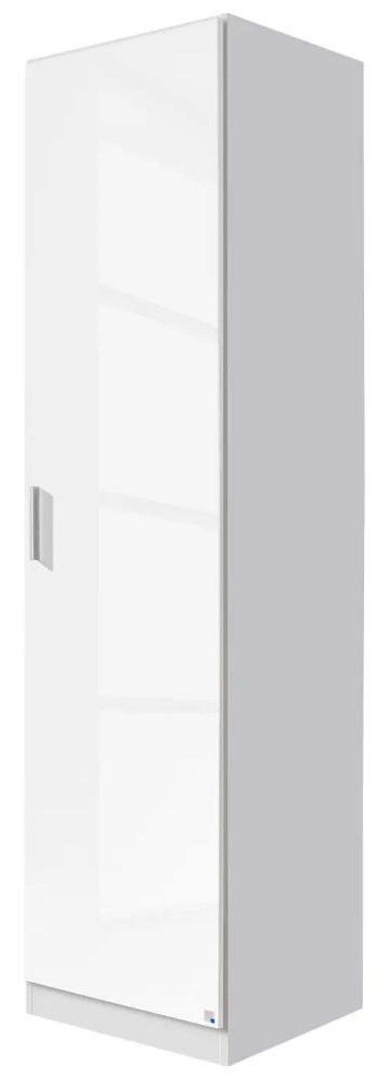 Rauch Celle 47cm White Gloss Wardrobe - RH Door