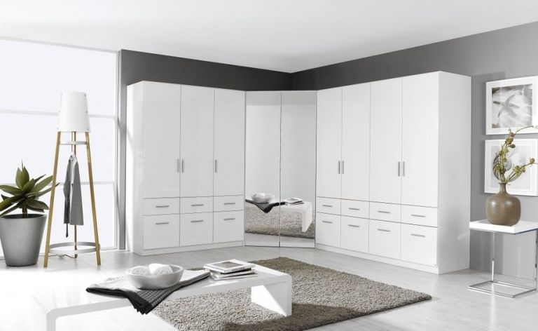 Rauch Celle Gloss Corner Wardrobe - Variation Available