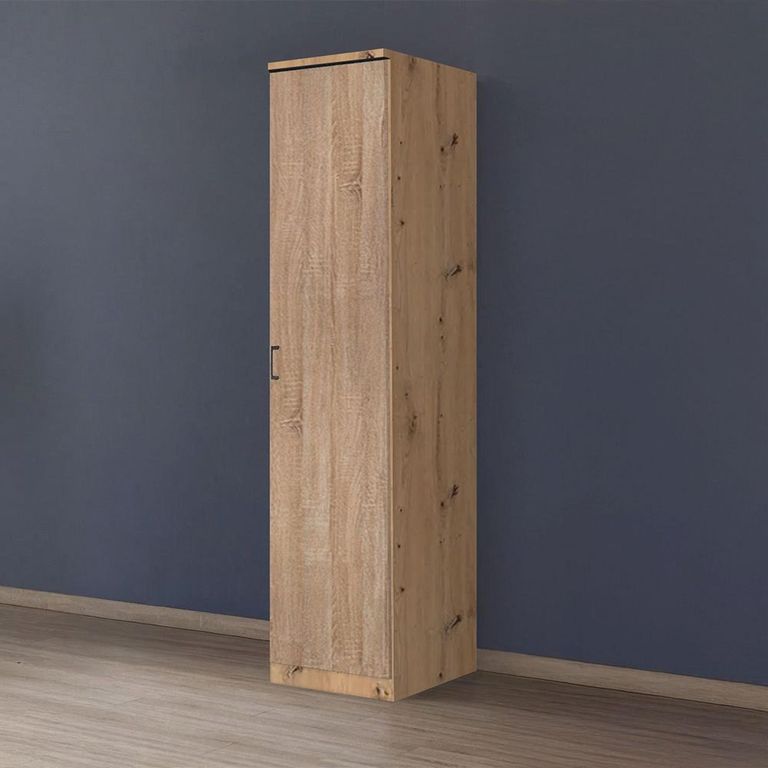 Rauch Celle Matt 47cm 1 RH Door Wardrobe - Artisan Oak and Sonoma Oak