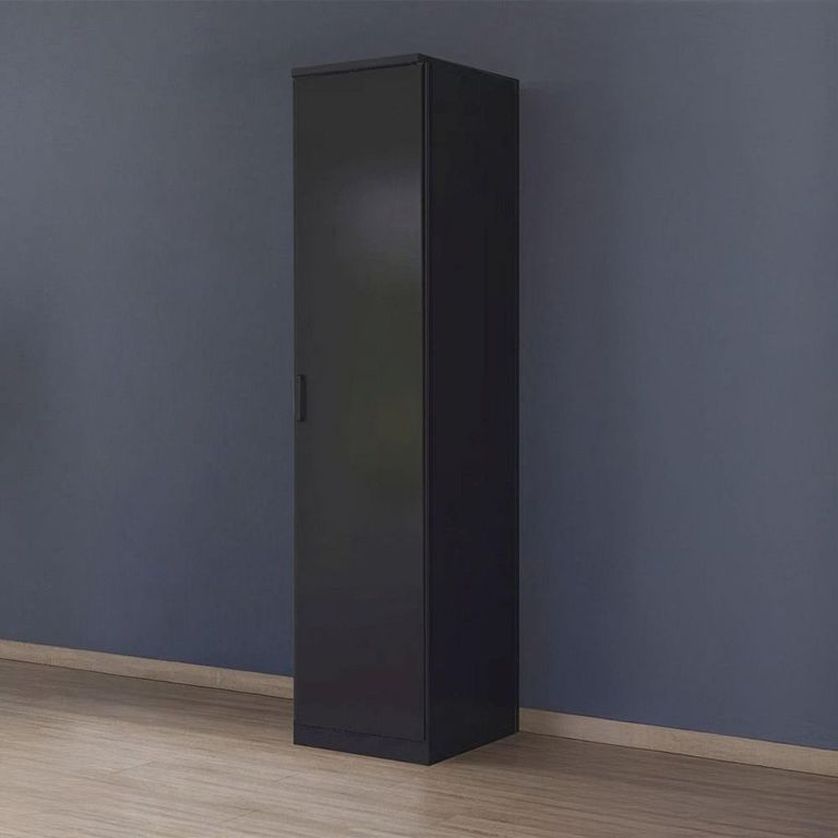 Rauch Celle Matt 47cm 1 RH Door Wardrobe - Metallic Dark Grey