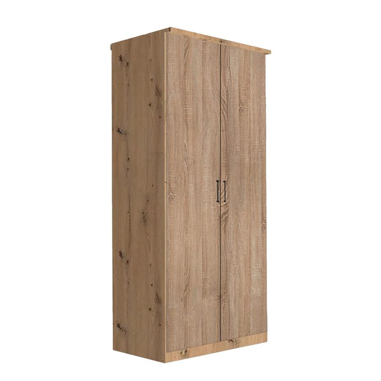 Celle Wardrobe - 91cm - 2 Door - Artisan Oak & Sonoma Oak