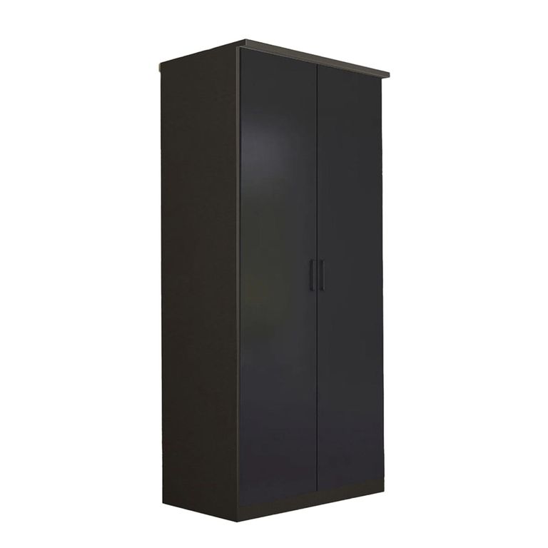Celle Wardrobe - 91cm - 2 Door - Metallic Dark Grey