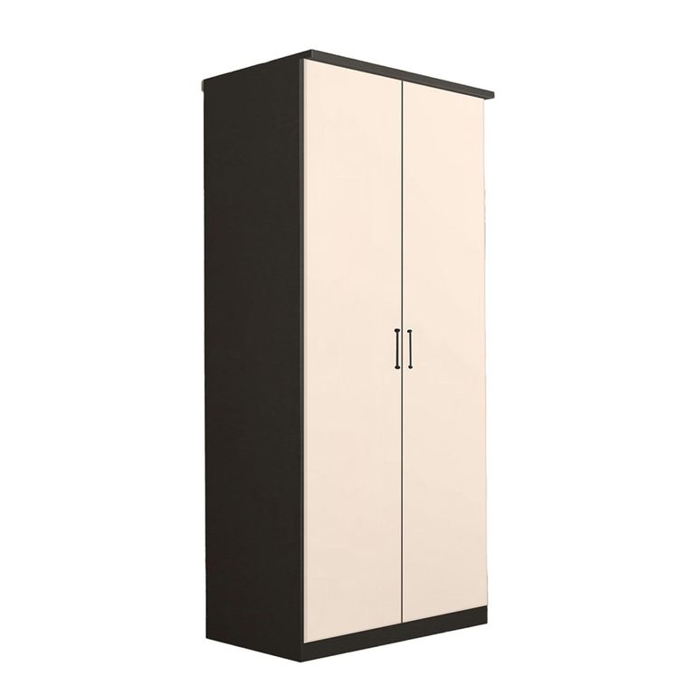 Celle Wardrobe - 91cm - 2 Door - Metallic Dark Grey & Champagne