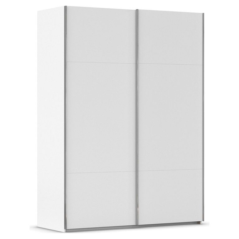 Rauch Contido 162cm 2 Door Sliding Wardrobe with Extras - Alpine White