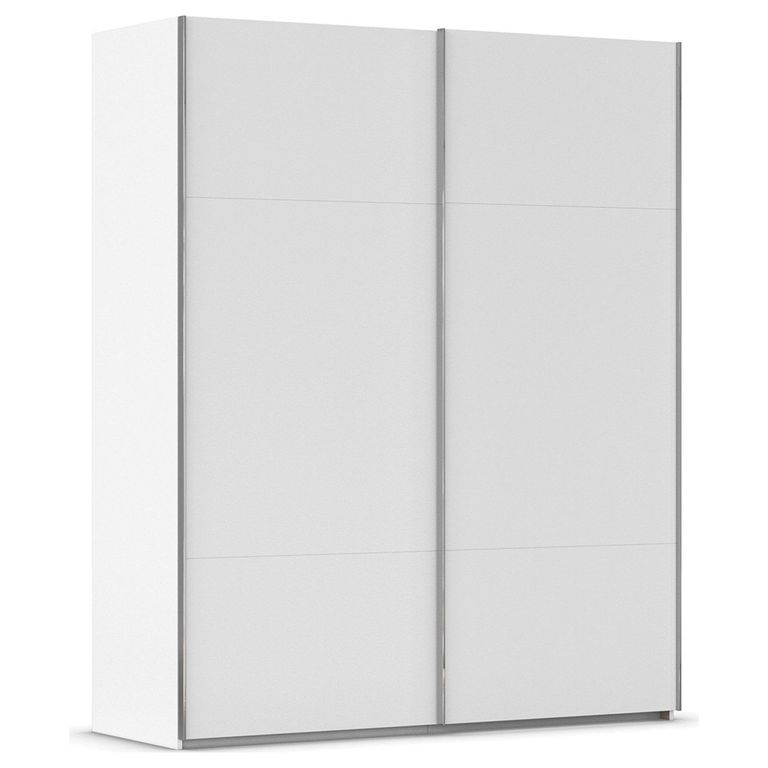 Rauch Contido 181cm 2 Door Sliding Wardrobe with Extras - Alpine White