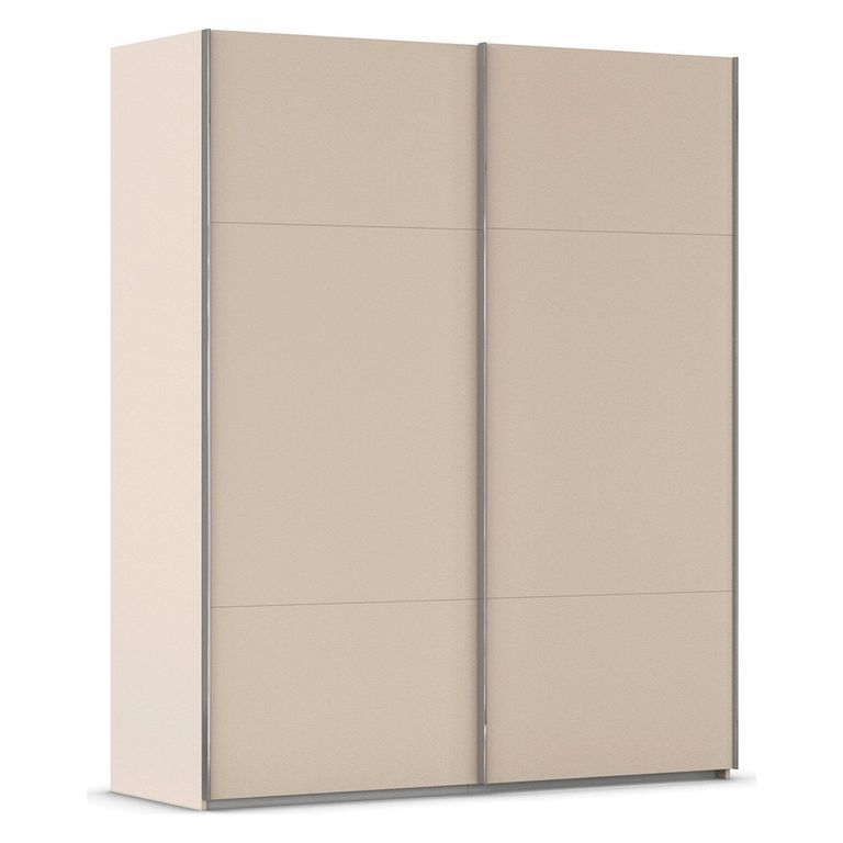 Rauch Contido 181cm 2 Door Sliding Wardrobe with Extras - Champagne